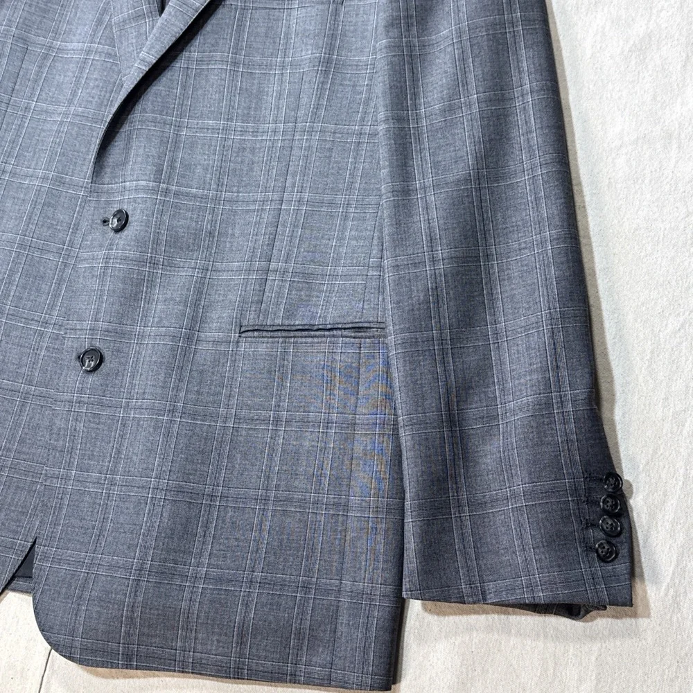 Brooks Brothers 1818 Regent Blazer 44L 100% Wool Vitale Barberis Canonico Italy